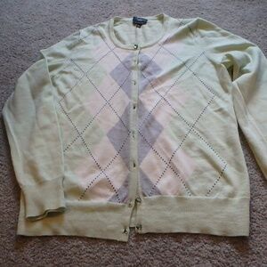 Talbots merino wool argyle, this one is a stunner!